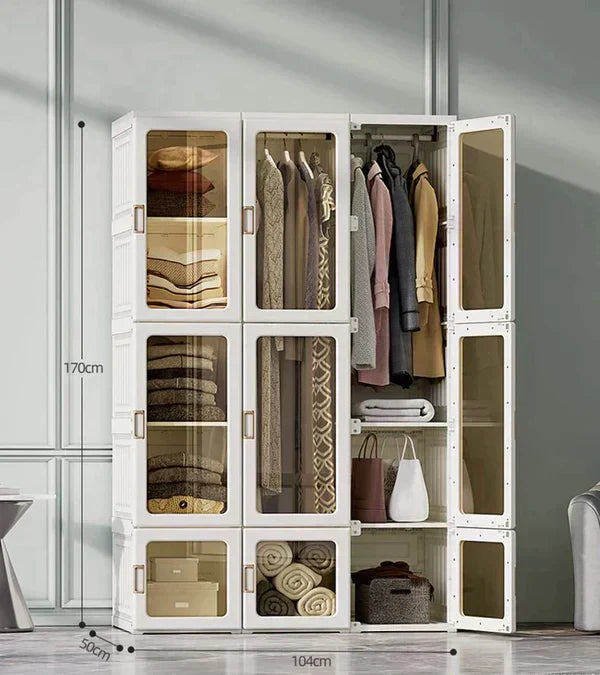 Guarda Roupa Dobrável Organizador Lumine