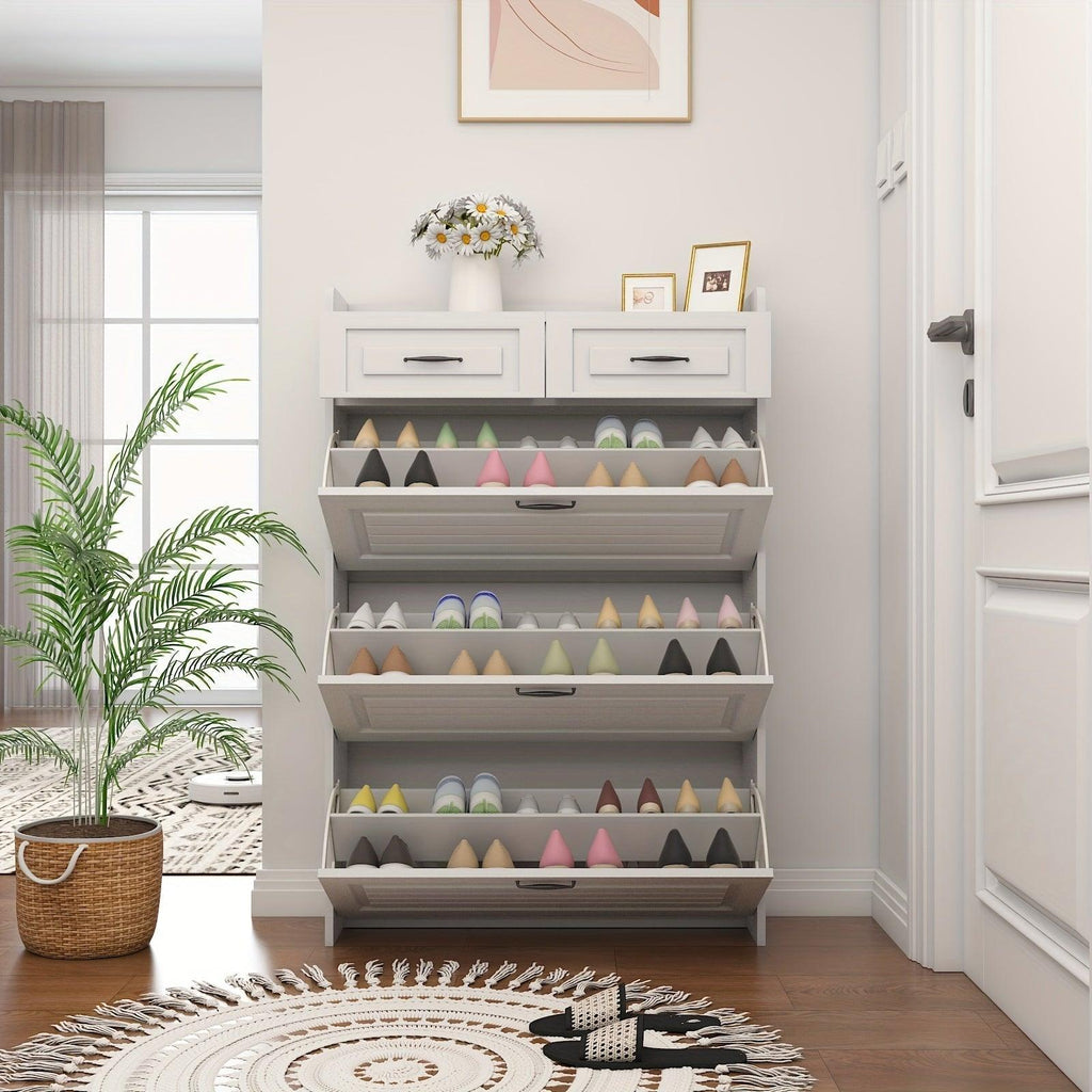 Armário de Sapatos com 3 Portas 2 Gavetas - (Promoção de Junho)