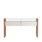 Aparador Cristal (144Cm) – Off White/Natural