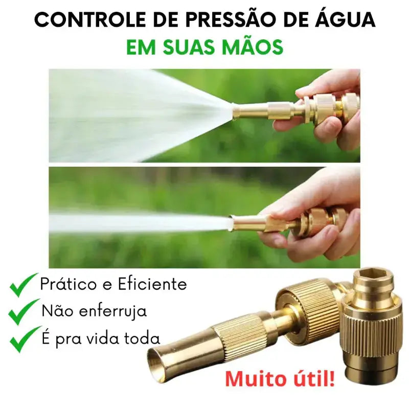 Bocal de Mangueira Alta Pressão Ajustável para Limpeza