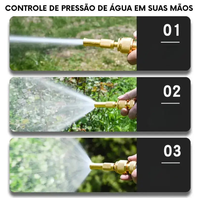 Bocal de Mangueira Alta Pressão Ajustável para Limpeza