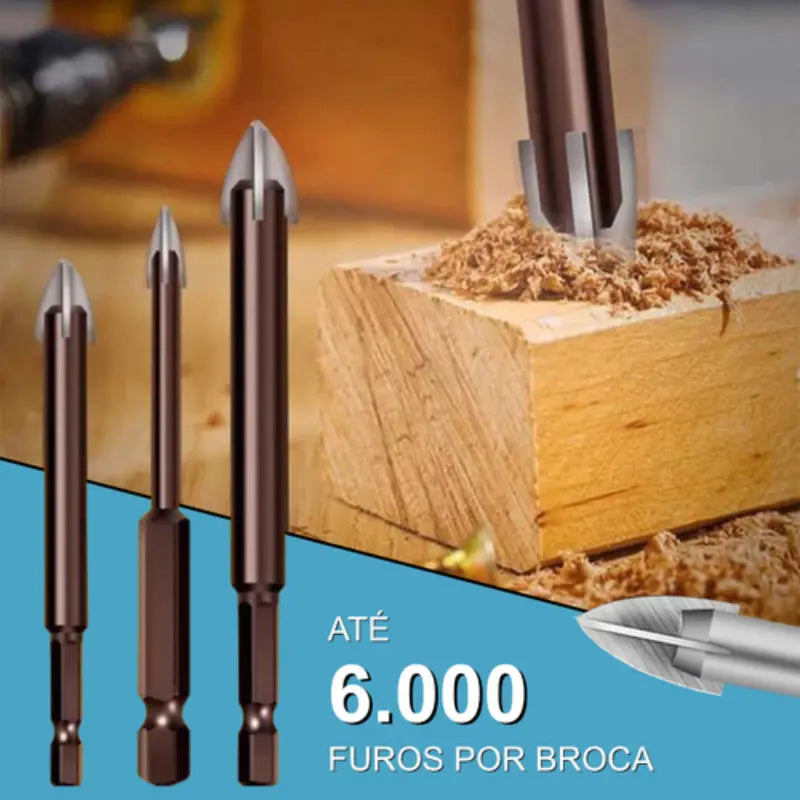 Broca Indestrutível Universal 4.0 | Kit Completo