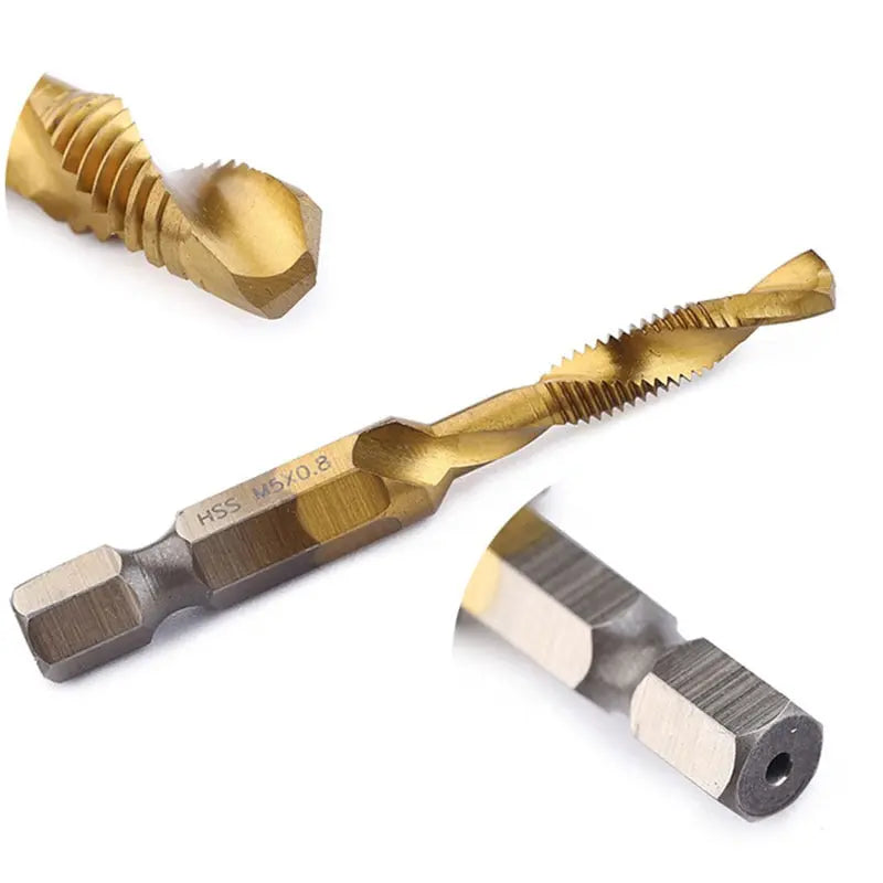 Brocas Titânio | Kit Completo (2 em 1)