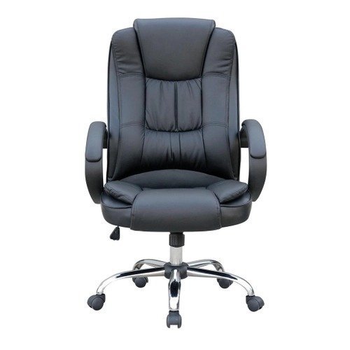 Cadeira Presidente Escritório Giratória Fox Office C300 Preta