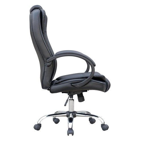 Cadeira Presidente Escritório Giratória Fox Office C300 Preta