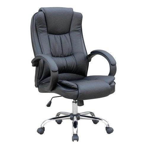 Cadeira Presidente Escritório Giratória Fox Office C300 Preta
