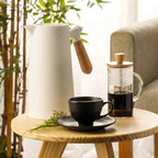 Cafeteira Prensa Francesa com Tampa de Bambu