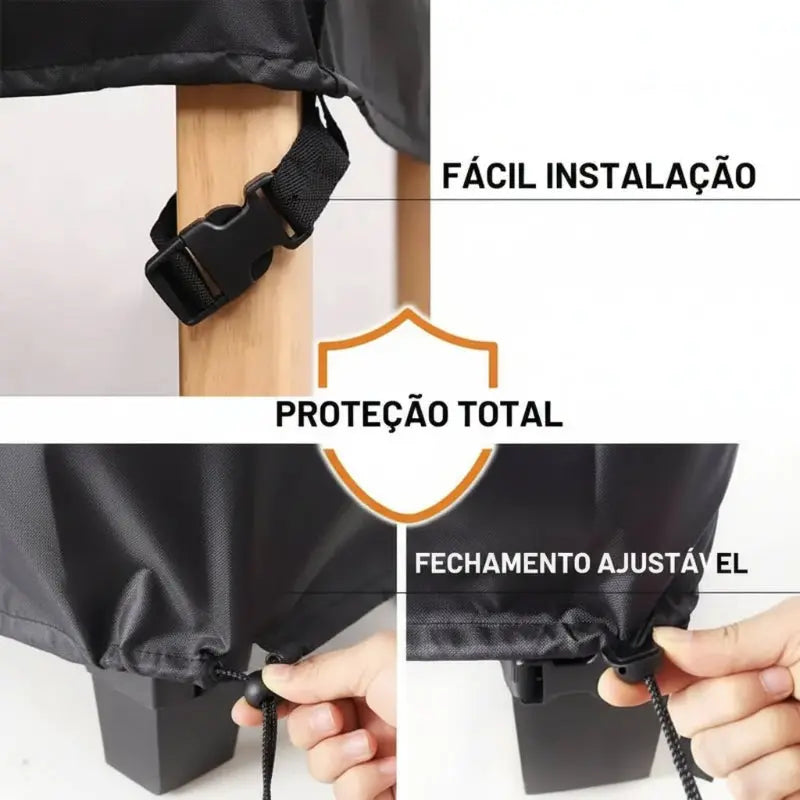 Capa Impermeável Retangular para Móveis Externos