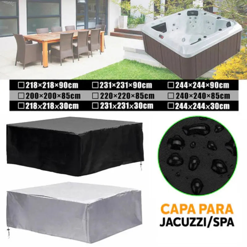 Capa Impermeável para Banheira / Jacuzzi e SPA