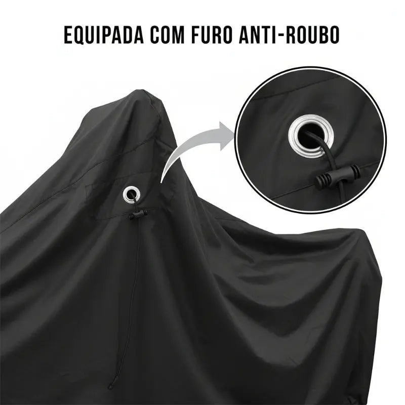 Capa Impermeável para Moto com Trava Antifurto