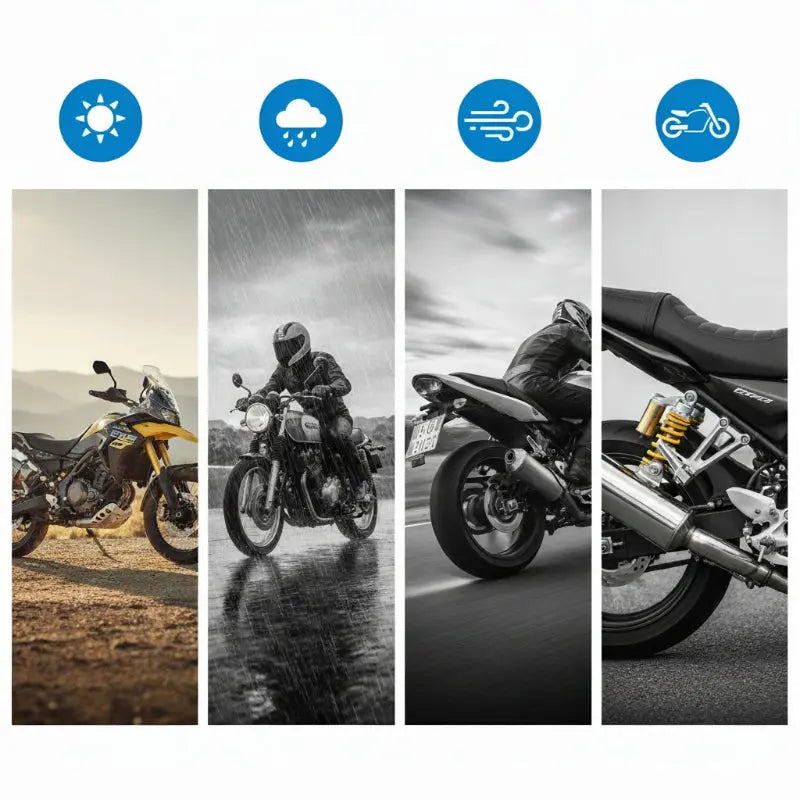 Capa Impermeável para Moto com Trava Antifurto