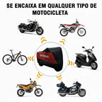 Capa Impermeável para Moto com Trava Antifurto