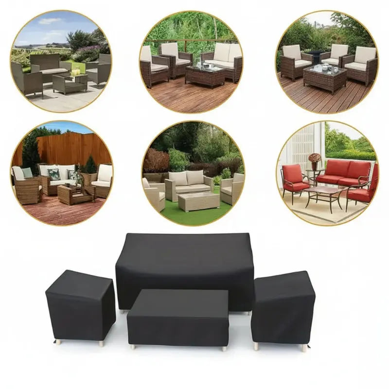 Capa Impermeável para Móveis de Jardim Kit 4 Peças