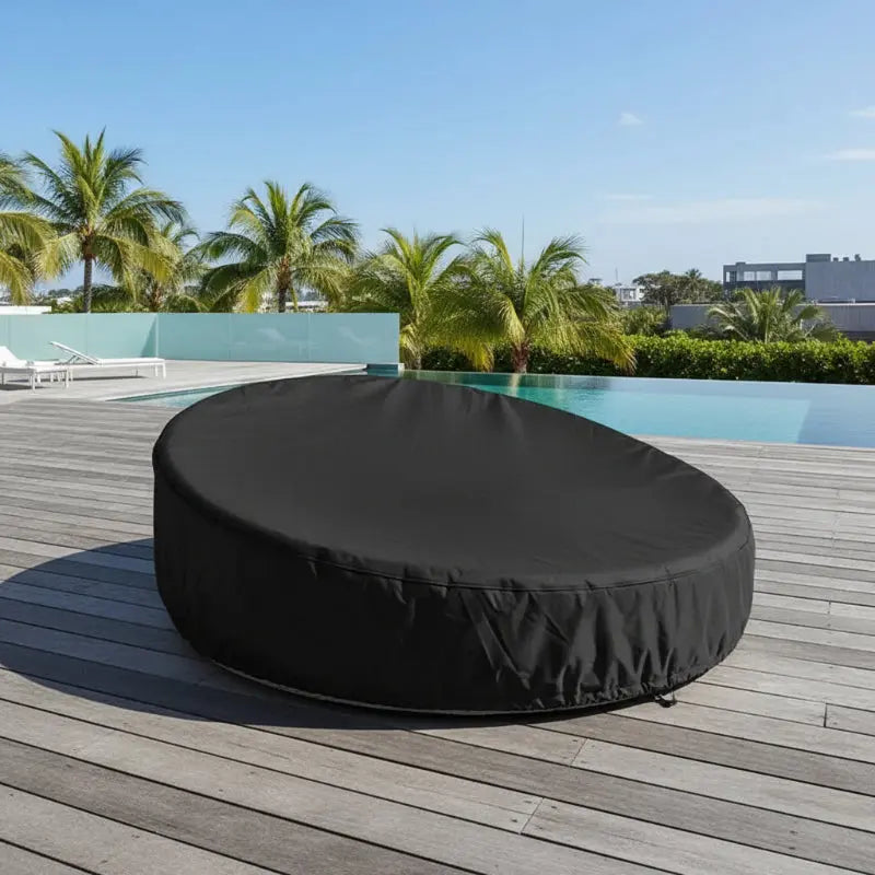 Capa Impermeável para Sofá Redondo de Jardim Chaise UV