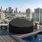 Capa Impermeável para Sofá Redondo de Jardim Chaise UV