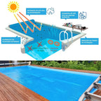 Capa Térmica Piscina Thermocap/ATCO - 300 Micras - Lona Protetora para Piscina