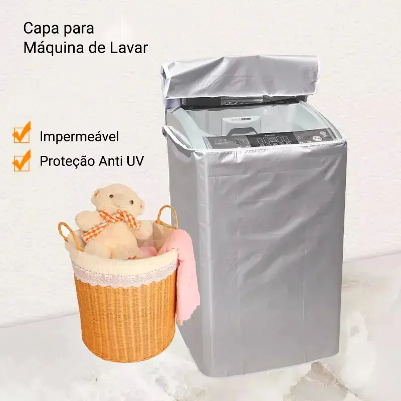 Capa para Máquina de Lavar Impermeável