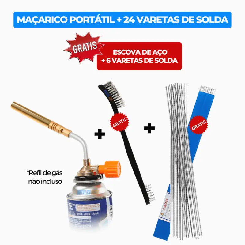 Conjunto Completo de Solda Profissional | Super Solda 4.0