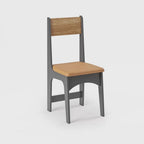 Conjunto Sala de Jantar Mesa Nicoli Retangular 110x68cm com 4 Cadeiras Delta