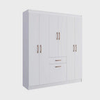 Guarda-Roupa Solteiro 6 Portas 1 Porta Basculante 1 Gaveta Dallas Espresso Móveis
