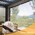 Lona Transparente Impermeável para Varanda e Garagem