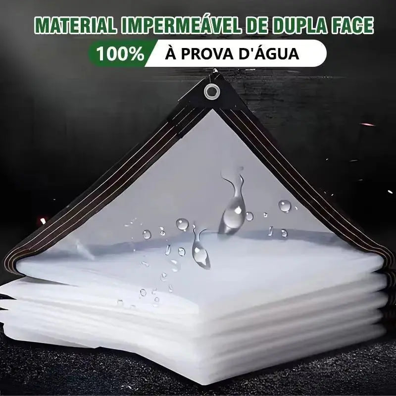 Lona Transparente Impermeável para Varanda e Garagem