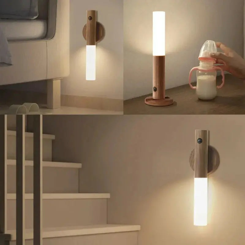 Luminária LED Magnética sem Fio com Detecção de Movimento