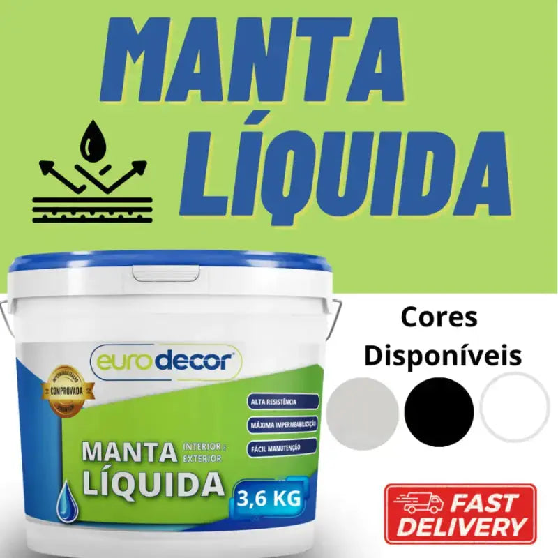 Manta Líquida Impermeabilizante Emborrachada Eurodecor
