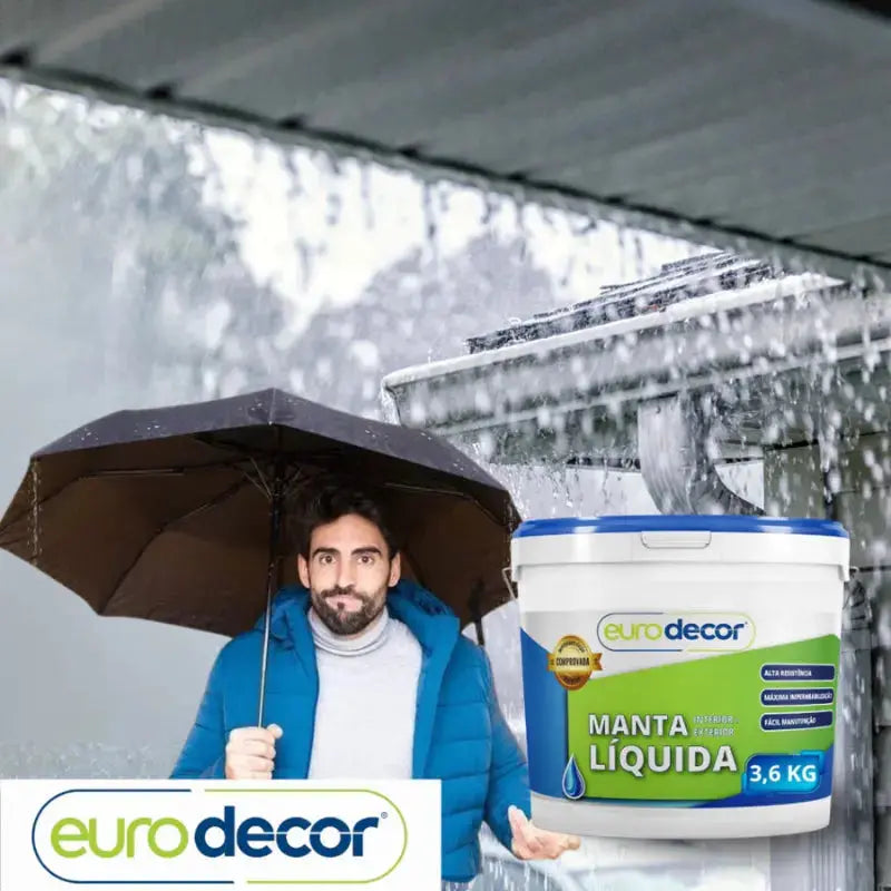 Manta Líquida Impermeabilizante Emborrachada Eurodecor