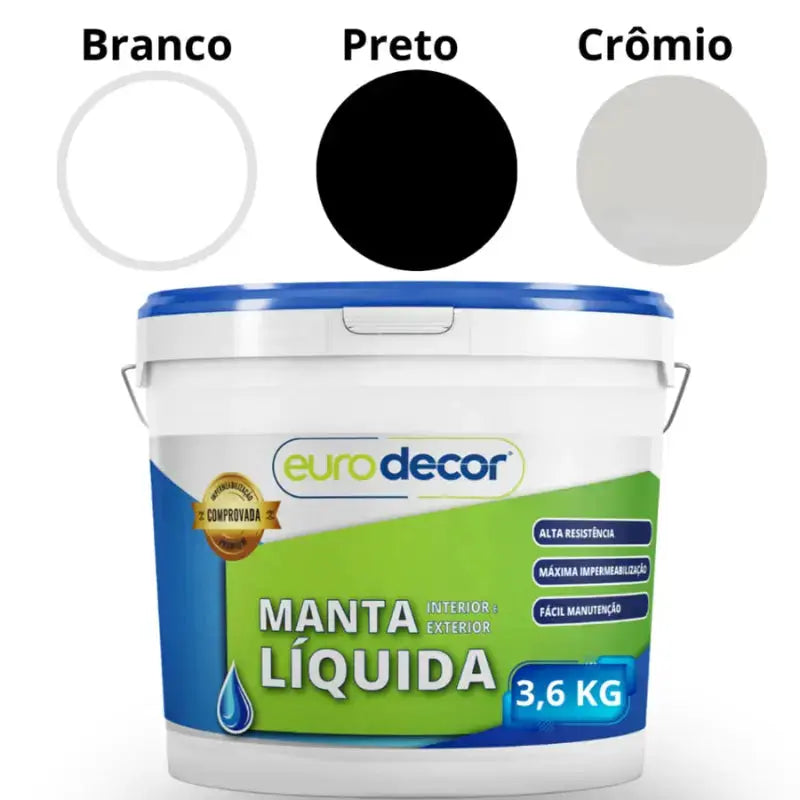 Manta Líquida Impermeabilizante Emborrachada Eurodecor