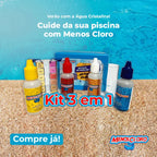 Medidor de pH e Cloro e Alcalinidade Kit Estojo Teste Água de Piscina