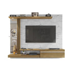 Painel Para Tvs 55 Polegadas Led Prateleira De Vidro Denver