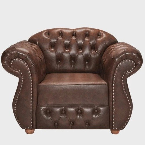 Poltrona Chesterfield Merlo Courano Marrom  Decoracao, Sala estar, tv, recepção, barbearia