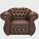 Poltrona Chesterfield Merlo Courano Marrom  Decoracao, Sala estar, tv, recepção, barbearia