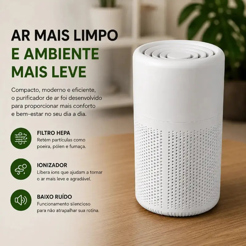 Purificador de Ar com Filtro HEPA