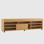 Rack para Sala de Estar para TV até 55 Polegadas 1 Porta com Pés Cedro Viero