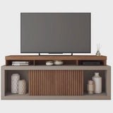 Rack para TV até 75 Polegadas Frisos Decorativos Valença Caemmun