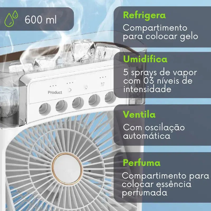 ResfriMax™ - Ar Condicionado Portátil