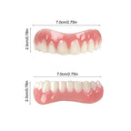 Dentadura Universal NewSmile Ajustável, Discreta e Confortável – Kit Prótese Dental Completa Compre 1 e Leve 2