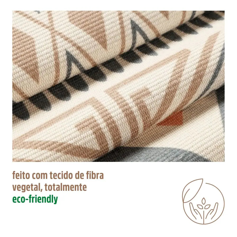Tapete de Algodão Retangular Sala Quarto Nórdico Boêmio