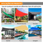 Toldo Triangular Impermeável Anti-UV para Áreas Externas