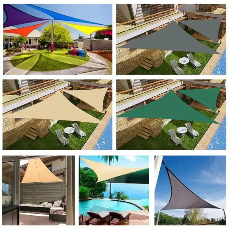 Toldo Triangular Impermeável Anti-UV para Áreas Externas