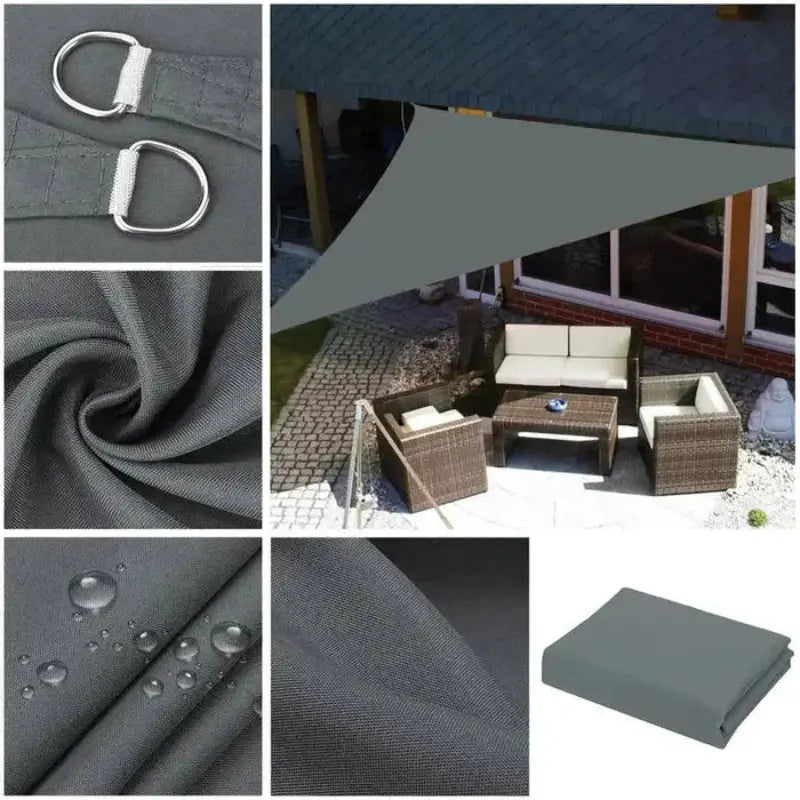 Toldo Triangular Impermeável Anti-UV para Áreas Externas