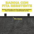 Toldo de Sombreamento com Fita Interna e Alças Duplas