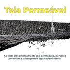 Toldo de Sombreamento com Fita Interna e Alças Duplas