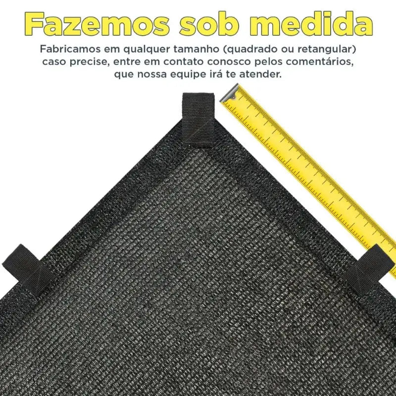 Toldo de Sombreamento com Fita Interna e Alças Duplas