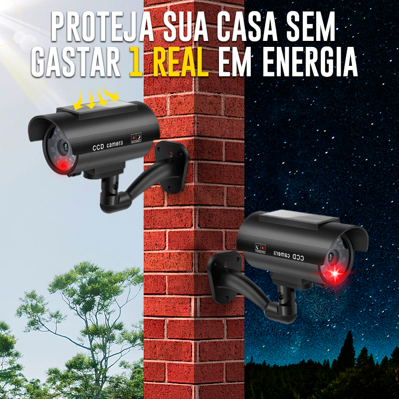 Câmera de Energia Solar FullHD 4K a Prova D água Compre 1, Leve 2