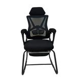 Cadeira Interlocutor Ergonômica com Apoio para os Pés – Conforto e Postura para Atendimento e Espera