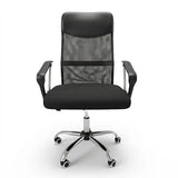 Cadeira Presidente Giratória Mesh Reforçada – Alta Resistência até 220 kg Preto