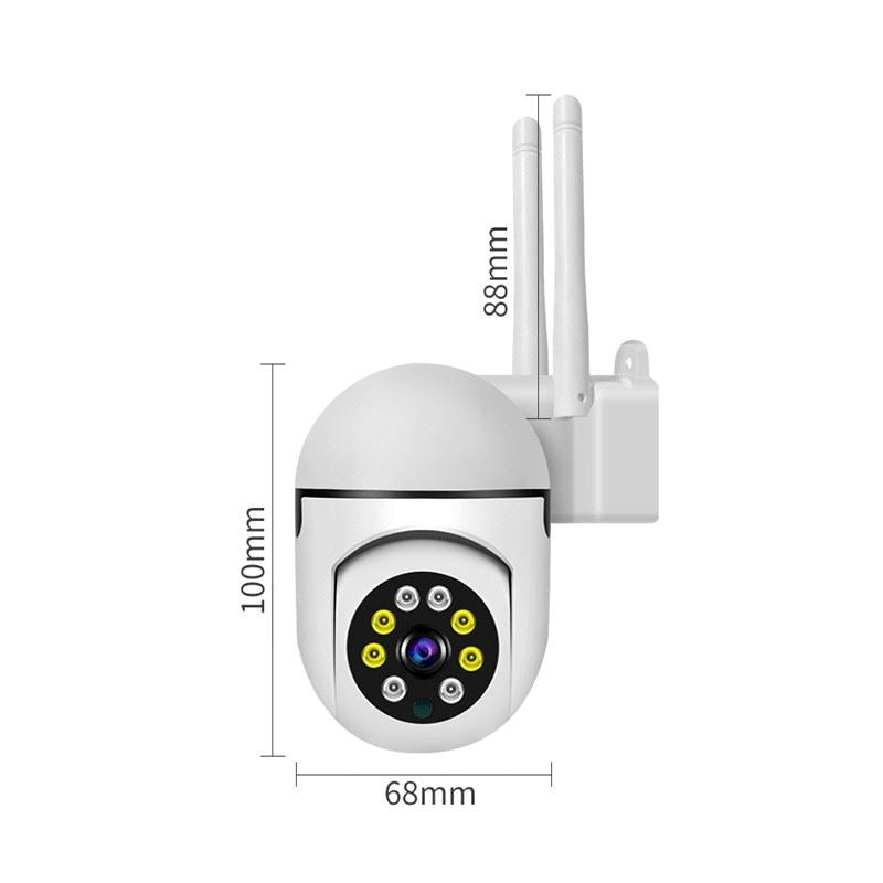 Câmera de Segurança Wifi Externa à Prova d’água com Zoom e Controle Pelo Celular – ZoomCam